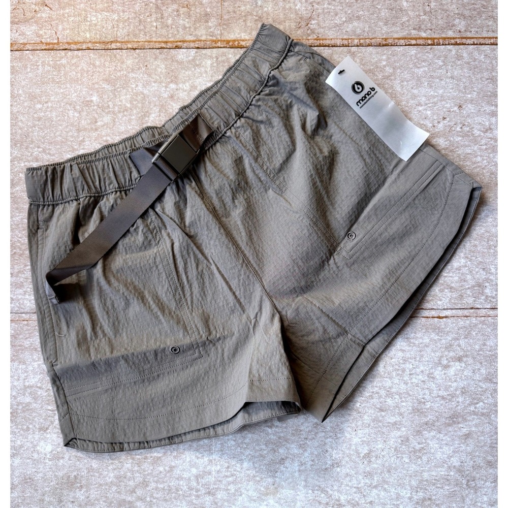 Mono B Belted Utility Shorts Womens Mocha Lightweight Summer NWT Size Small
